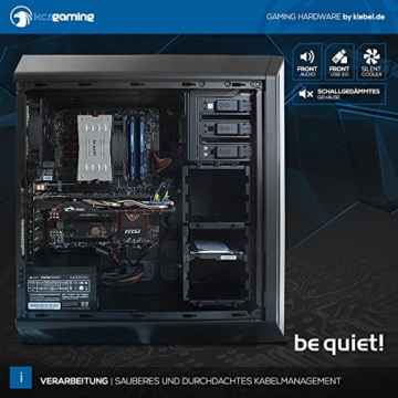 KCSgaming [184159] Defender – Intel i5-6600K (4×3.5 GHz) | BeQuiet! Pure Rock Kühler | 16GB DDR4-2666 Kingston HyperX RAM | 250 GB SSD + 2TB HDD | MSI GeForce GTX 1070 GAMING X 8G | MSI Z170A GAMING M5 | DVD | Sound | KillerLAN | WLAN | Cardreader | 600W BeQuiet! 80+ Silent Netzteil | Win10 -