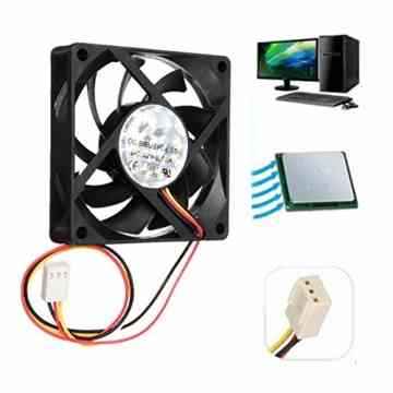 12V Internal Desktop-Computer CPU Kühlung-Gehäuse Cooler Master Silent Fan 7cm