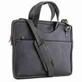 A.P. Donovan – Laptop Bag Leather brown 15 „- Laptop Case for MacBook Pro 15 and iPad Pro – flat