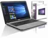 ASUS (15,6 Zoll) Notebook (Intel N3050 Dual Core 2×2.16 GHz, 4GB RAM, 750GB S-ATA HDD, Intel HD Graphic, HDMI, VGA, Webcam, USB 3.0, USB Type-C, WLAN, DVD-Brenner, Windows 10 Professional 64-Bit #5025