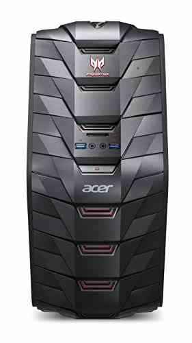 Acer Predator G3 (G3-710) Desktop-PC (Intel Core i5-7400, 8 RAM, NVIDIA GeForce GTX 1060 3GB, 2.000 GB HDD + 256 GB SSD, DVD SM, Win 10 Home) schwarz