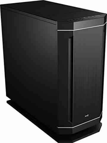 AeroCool DS230 Mid Tower Gehäuse mit PWM-Lüfter und Wasserkühlung schwarz