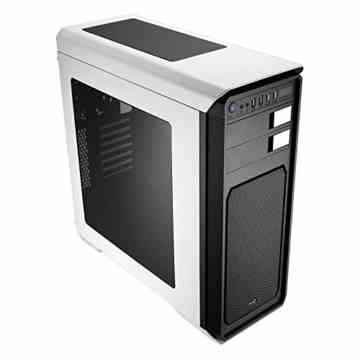 Aerocool Aero-PC-Gehäuse (Midi-Tower, PC, ATX, Micro-ATX, Mini-ITX, Spiel, Ventilatoren der Box, blau)