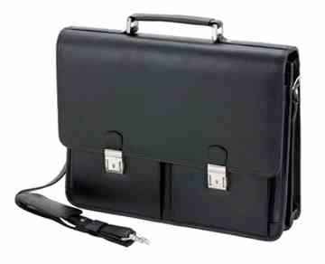 Alassio 47117 Briefcase Veneto Aktentasche, Schwarz