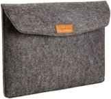 AmazonBasics Laptop-Tasche, Filz, für Displaygrößen bis 15,4 Zoll (39,1 cm), Grau