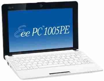 Asus Eee PC 1005PE 25,7 cm (10,1 Zoll) Netbook (Intel Atom N450 1.6GHz, 1GB RAM, 250GB HDD, Win 7 Starter) weiß