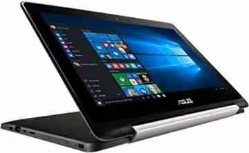 Asus Flipbook TP200SA 29,4 cm (11,6 Zoll) Convertible Tablet-PC (Intel Celeron Dual-Core N3050 Prozessor, 2GB RAM, 32GB eMMc, Intel HD Graphics, Win 10 Home) silber inkl. Office 365 Personal