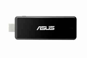 Asus QM1-B002 Compute Stick Mini Desktop-PC (Intel Atom Z3735F, 2GB RAM, 32GB HDD, Win 10 Mobile) schwarz