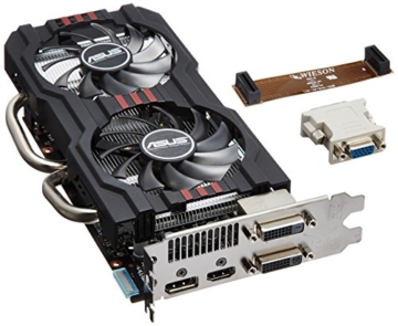 Asus R7260X-DC2OC-2GD5 Grafikkarte (PCI-e, 2GB GDDR5, HDMI, DVI, 1 GPU)