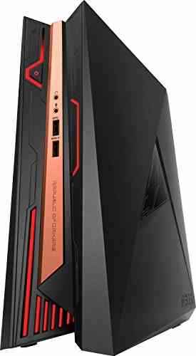 Asus ROG GR8 II-T005Z Mini Gaming-PC (Intel Core i7-7700, 16GB RAM, 256GB SSD, Nvidia GeForce GTX1060 3G-Grafikkarte, Windows 10 Premium) schwarz/kupfer
