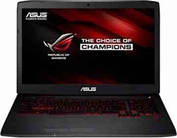 Asus ROG Gaming G751JY-T7163H 43,9 cm (17,3 Zoll) Notebook (Intel Core-i7 4720HQ, 2,6GHz, 16GB RAM, 1TB HDD+ 512GB SSD, NVIDIA Geforce GTX 980M, Bluray, Win 8.1) schwarz