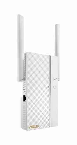 Asus RP-AC66 AC1750 WLAN Repeater (Neuster WLAN AC-Standard, externe Antennen, Power & WPS-Schalter, Asus Dual-Band ExpressWay, Asus Roaming Funktion)