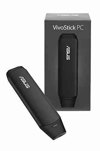 Asus TS10-B003D Compute Stick Mini-PC (Quad-Core Intel Atom x5-Z8350, 2GB RAM, 32GB HDD, Bluetooth 4.0, Win 10) schwarz