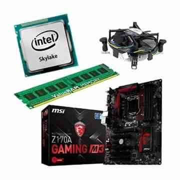 Aufrüstkit Z170A_GAMING M3+i5-6400+8GB Desktop-PC (Intel Core i5-6400 Skylake, 8GB RAM, on Chip: Intel HD530, kein Betriebssystem)