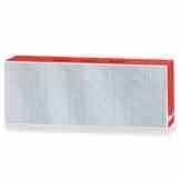 August SE30 – Tragbarer Bluetooth Lautsprecher (weiß-rot)