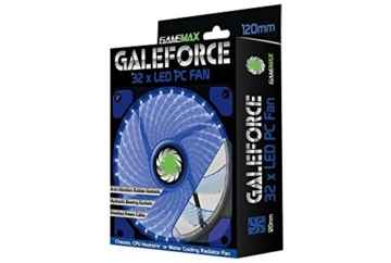 Blau Computer-Silent-Gehäuse-Lüfter, 120 mm x 12cm / LED Game Max Galeforce / iCHOOSE