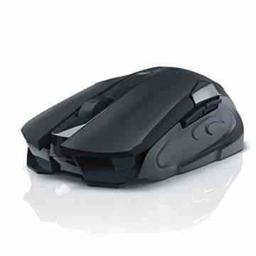 CSL – 2,4G Wireless Mouse Optical | kabellose optische Maus ( Funk ) | 3200 dpi Abtastrate | High Precision / High Grip / ergonomisches Design | optischer Sensor | 5 Tasten | schwarz