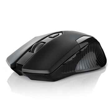 CSL – Wireless Funk Mouse / optische USB Notebook Maus | 2,4 GHz Wireless-Empfänger | Hohe Präzision | ergonomisches Design | 6 Tasten | Power Management System