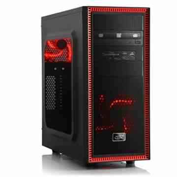 CSL Gaming PC Speed 4816 – Intel Core i7-4790K 4x 4000MHz, 16GB RAM, 120GB SSD, 1000GB HDD, GeForce GTX 1050 Ti, DVD, USB 3.1, inkl. 110€ InGame-Bonus