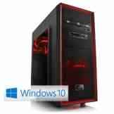CSL Gaming PC Speed X4816Pro inkl. Windows 10 Pro – Intel Core i7-4790K 4x 4000MHz, 16GB RAM, 120GB SSD, 1000GB HDD, GeForce GTX 1050 Ti, DVD, USB 3.1
