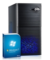 CSL Multimedia PC Sprint 5865Pro (Quad) inkl. Windows 7 Pro – AMD A10-6790K 4x 4000 MHz, 16 GB RAM, 240 GB SSD, 2000 GB SATA, Radeon HD 8670D, DVD-RW, CardReader, Gigabit LAN, USB 3.1