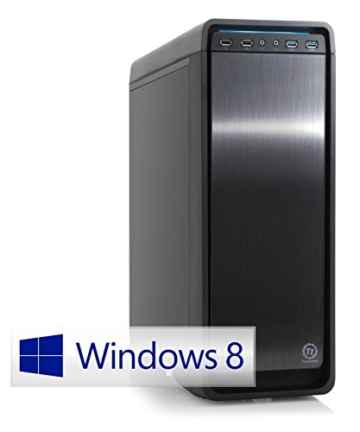 CSL Speed 4553W8 (Core i5) inkl. Windows 8.1 – Intel Core i5-4690K 4x 3500 MHz, 8 GB RAM, 1000GB SSHD, Radeon R9 280X 3GB GDDR5, DVD-RW, CardReader, Gigabit LAN, USB 3.0