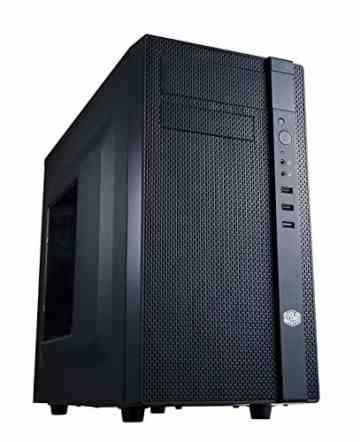 Cooler Master N200 NSE-200-KWN1 Midi-Tower PC-Gehäuse (micro-ATX, Mini-ITX, 1x USB 3.0, 2x USB 2.0) schwarz