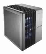 Corsair CC-9011034-WLED Carbide Series Air 540 Computer Gehäuse (Seitenfenster ATX High Airflow Cube Performance) silver mit weiß LED Lüfter