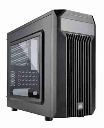 Corsair CC-9011087-WW Carbide Series Gaming PC-Gehäuse (Spec-M2, Windowed Micro ATX) schwarz mit weißem LED Lüfter