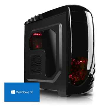 DEViLO Gamer PC 1242 – Intel Core i5-7500 4×3.4GHz, 16GB DDR4, 240GB SSD + 1TB HDD, nVidia Geforce GTX 1060 3GB, 24xDVD-RW, ASUS, USB3, HD-Sound, Gigabit-LAN, Windows 10, Computer Gaming