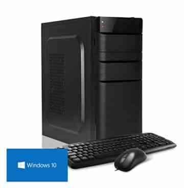 DEViLO PC 1248 – Intel Core i3-7100 Dualcore 2×3.9 GHz | 8GB DDR4-2133 | 500 GB SSD | Intel 630 Grafik, HDMI, DVI, 4K-fähig | 24xDVD-RW | ASUS | USB3.0 | HD-Sound | Gigabit | Win10