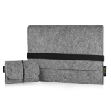 EasyAcc® Macbook Pro 13.3 Zoll Filz Sleeve Hülle Ultrabook Laptop Tasche für Apple Macbook Pro und vieles mehr – Grau (Dimension: 340 x 250 x 8 mm)