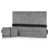 EasyAcc® Macbook Pro 13.3 Zoll Filz Sleeve Hülle Ultrabook Laptop Tasche für Apple Macbook Pro und vieles mehr – Grau (Dimension: 340 x 250 x 8 mm)