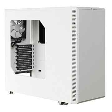 Fractal Design FD-CA-DEF-R4-WH-W Define R4 PC-Gehäuse (ATX, 2x 5,25 externe, 8x 3,5 interne, 2x 2,5 interne, 2x USB 3.0) weiß