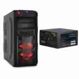 GM-X02 Gaming PC Computer Gehäuse 4x Front USB 1x Lüfter 750 Watt Gamer Netzteil