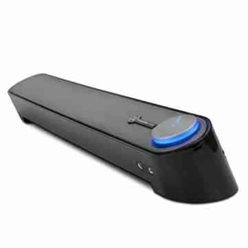 GOgroove UBR Computer Soundbar Lautsprecher für HP Notebook Lenovo Ideapad 100 Asus E200HA Odys Winpad 10 Lenovo 100S HP i7 MacBook und mehr Laptops