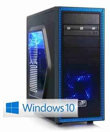 Gaming PC CSL Speed X4930 (Core i7) inkl. Windows 10 – Gaming PC mit Intel Core i7-7700K 4x 4200MHz, GeForce GTX 1080, 16GB DDR4 RAM, 240GB SSD, 1000GB HDD, DVD-RW, USB 3.1 Gen 2