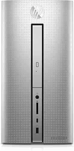 HP Pavilion (570-p070ng) Desktop PC (Intel Core i5-7400, 8 GB RAM, 1 TB HDD, 128 GB SSD, AMD Radeon RX 460, DVD-Writer, Windows 10 Home 64) silber
