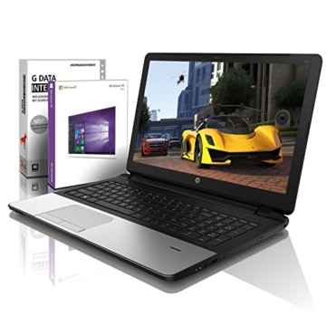 HP i7 Gaming (15,6 Zoll) Notebook (i7 5500U, 16GB RAM, 500GB SSD, AMD Radeon R5 M240 2 GB, HDMI, Webcam, Bluetooth, USB 3.0, WLAN, Windows 10 Professional 64 Bit) #5123
