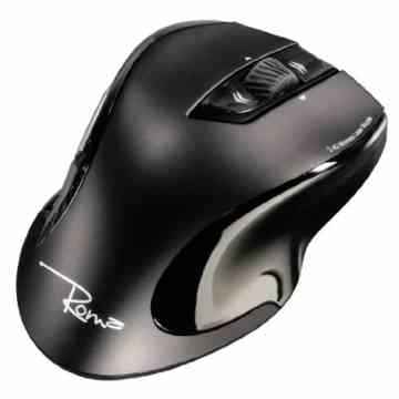 Hama Roma Wireless Laser Maus (800/1600dpi), ohne Klickgeräusche, schwarz