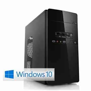 Home & Office PC – IDV A4-5300 inkl. Windows 10 Home – AMD Dual-Core A4-5300 2x 3400 MHz, 4GB RAM, 500GB HDD, 300MBit/s WLAN, 10in1 CardReader