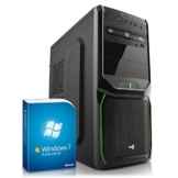 Home & Office PC IDV Q1900M-2 inkl. Windows 7 Professional – Intel Quad-Core J1900 4× 2000 MHz, 4GB RAM, 320GB HDD