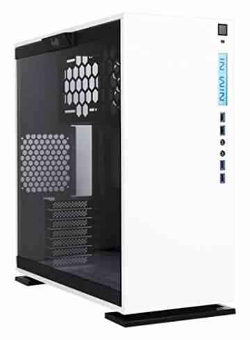In Win 303 Midi-Tower – Computer Fällen (Midi-Tower, PC, Secc, gehärtetes Glas, ATX, Micro-ATX, Mini-ATX, weiß)