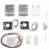 KKmoon DIY Kit Thermoelektrischer Peltier Kühler Kühlung Kühlsystem Kühlerleitungsmodul + 2 Lüfter + 2 TEC1-12706
