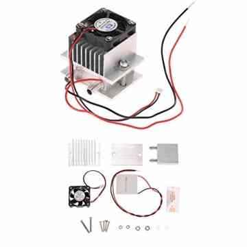 KKmoon DIY Kit Thermoelektrischer Peltier Kühler Kühlung Kühlsystem Kühlerleitungsmodul + Lüfter + TEC1-12706