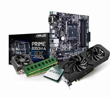Kiebel Aufrüst-Bundle Ryzen: [182227] AMD Ryzen 7 1800X 8-Kern (8×3.6 GHz) | 16GB DDR4 | nVidia GeForce GTX1080 8GB GDDR5X | Sound + Gaming-LAN | ASUS | Aufrüst Set komplett vormontiert und getestet