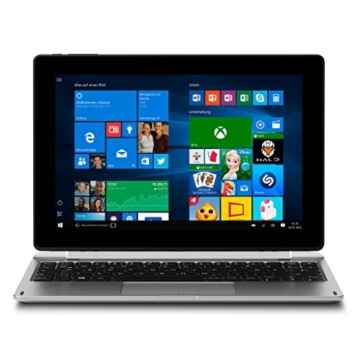 MEDION AKOYA E1239T MD 60254 25,7 cm 10,1 Zoll 2-in-1 Tablet/Notebook, Intel Atom x5-Z8350, 1,44 GHz, 2 GB RAM, 64 GB Flash-Speicher, Windows 10, silber