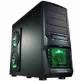 MS-Tech CA-0300 Hornet NG Gaming Midi Tower PC Gehäuse (ATX, eSATA, 2 x USB 2.0, 1 x USB 3.0) inkl. 3 x LED Seitenlüfter rot