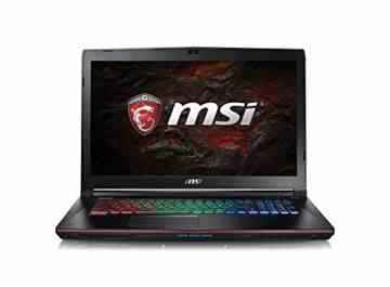 MSI 00179B-SKU61 Notebook (Intel Core i7-6700HQ (Skylake) Prozessor, Arbeitsspeicher: 16 GB RAM, NVIDIA GeForce GTX1060, 256GB SSD + 1TB HDD Festplatte, Windows 10 Home) schwarz