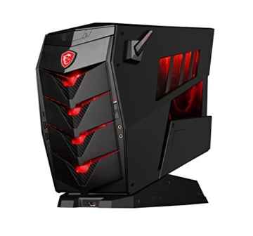 MSI Aegis X3 VR7RE-005DE Gaming Desktop-PC (Intel Core i7-7700K, 2TB HDD + 512 GB SSD , 16GB RAM, NVIDIA GeForce GTX 1080 8GB, DVD-SM, Windows 10 Home) schwarz